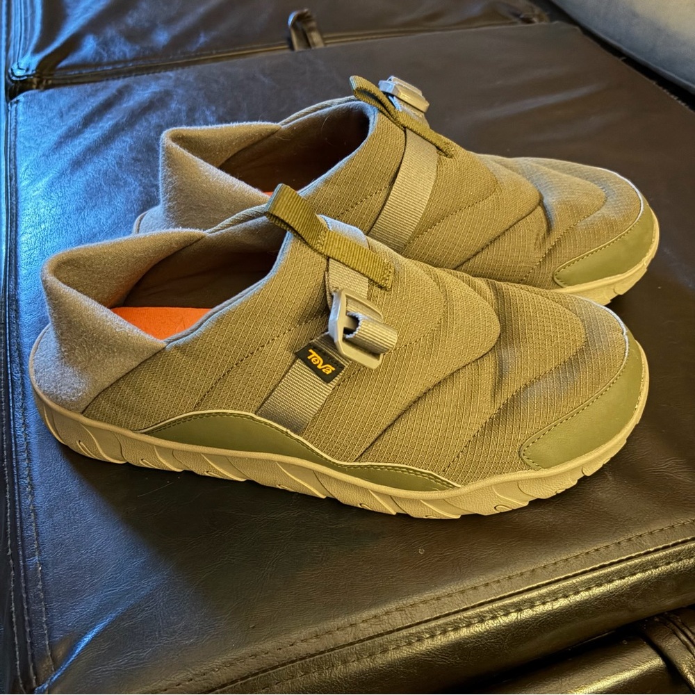 Teva Olive Green Loafers & Slip-Ons